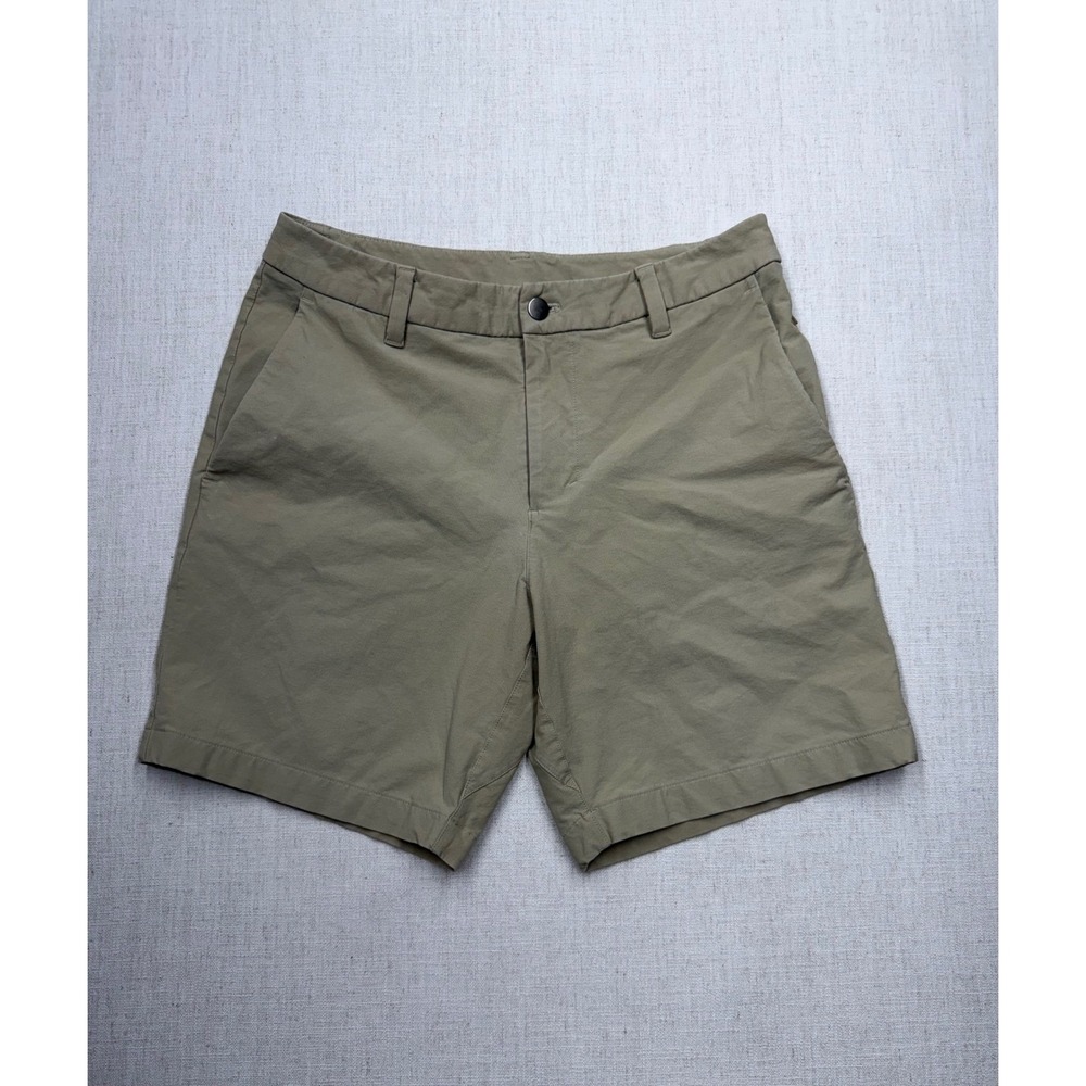 Lululemon Commission Shorts Mens 30 Khaki Tan Chino Golf Casual